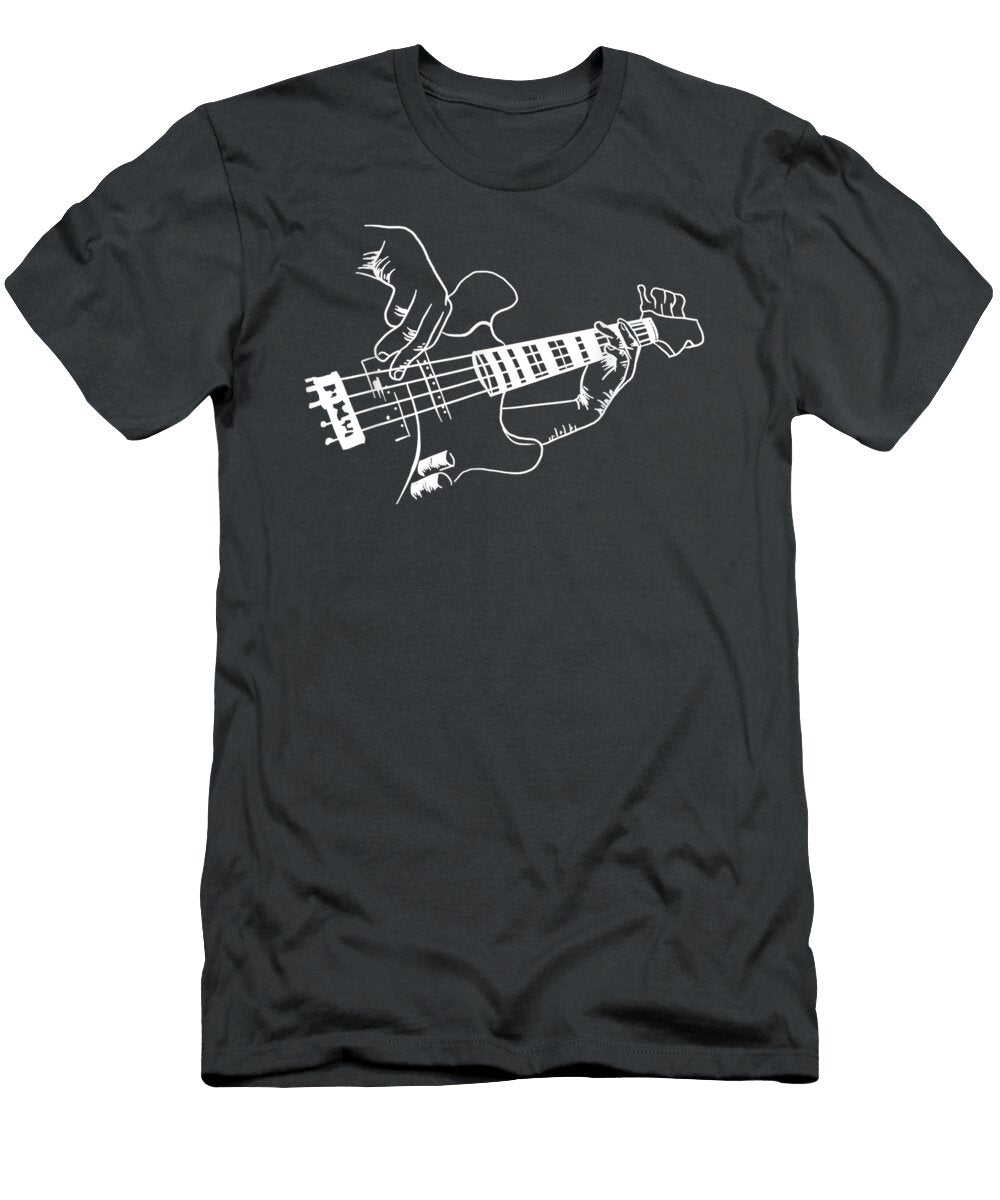 Bass Guitar Player Music Guitarist Musician Rock Aksel Areyan T-Shirt