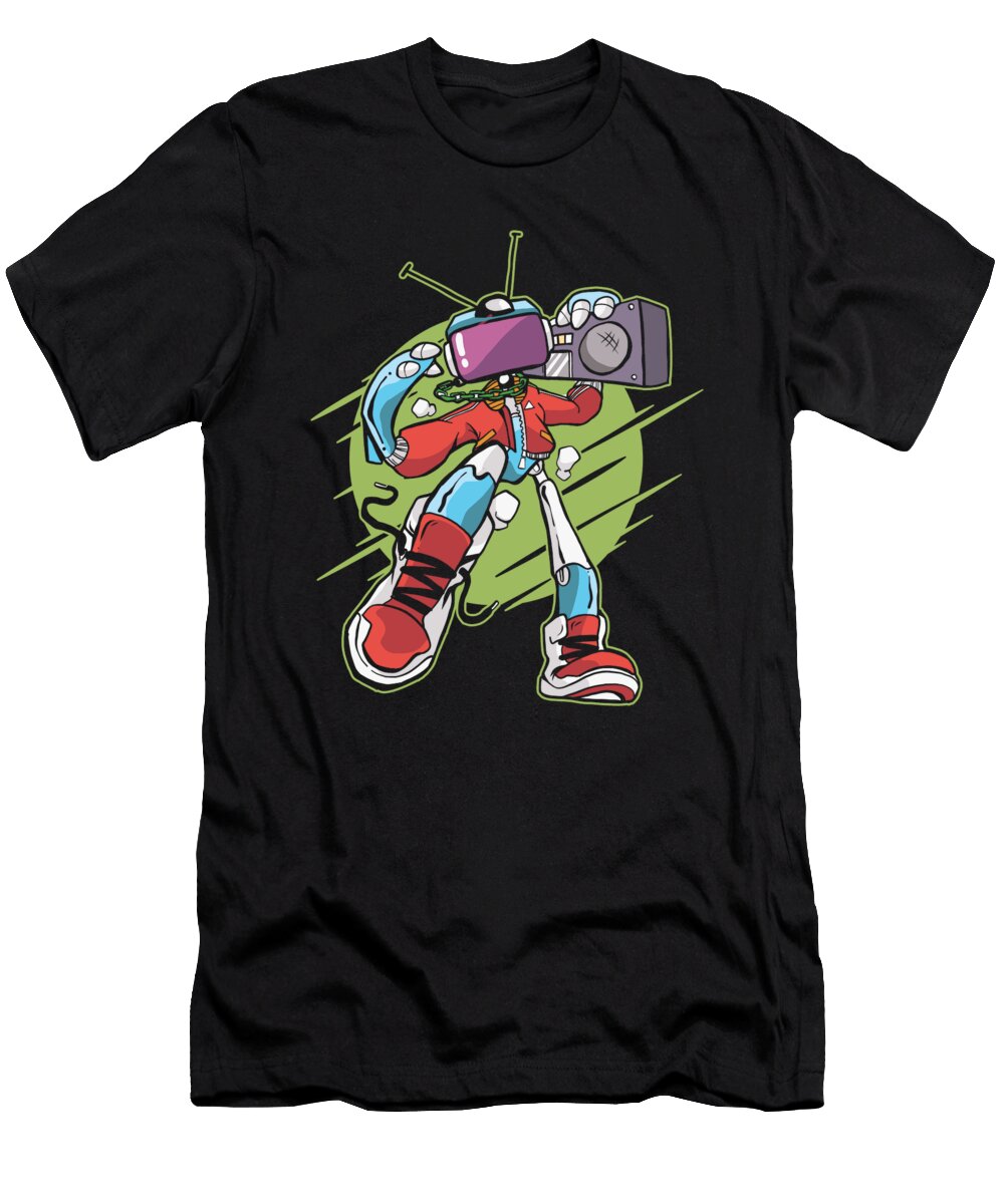 Beatboxer Tv Music Sound DJ Rap Hiphop Gift Thomas Larch T-Shirt