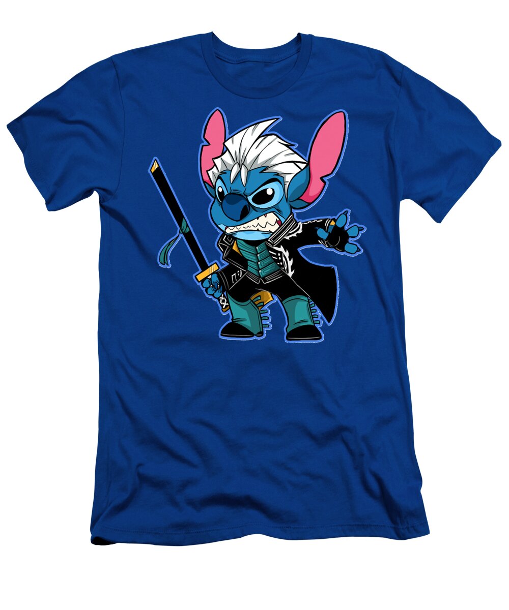 Beautiful Model Devil Action May Cry Game Gifts Music Fan Mizorey T-Shirt