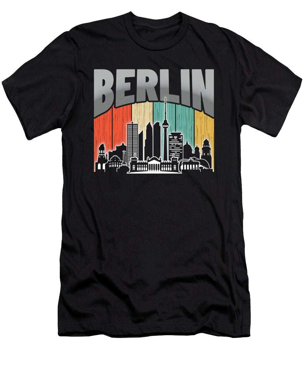 Berlin Hauptbahnhof Architectural Marvel Ezone Prints T-Shirt