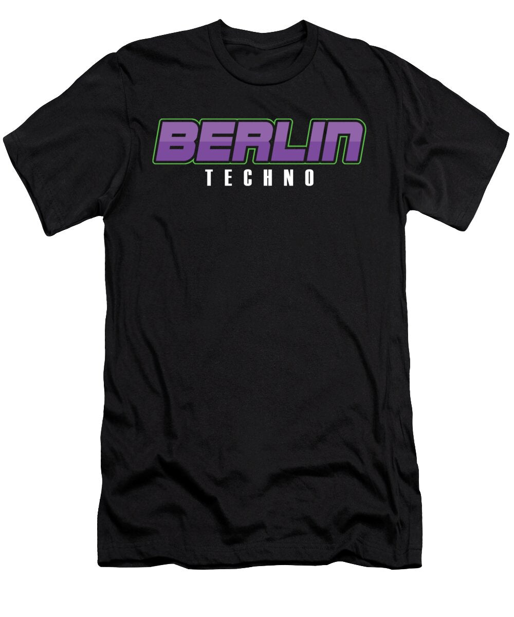 Berlin Techno Music Techno Station Travel Music Lovers Edm Electronic Dance Gift Thomas Larch T-Shirt