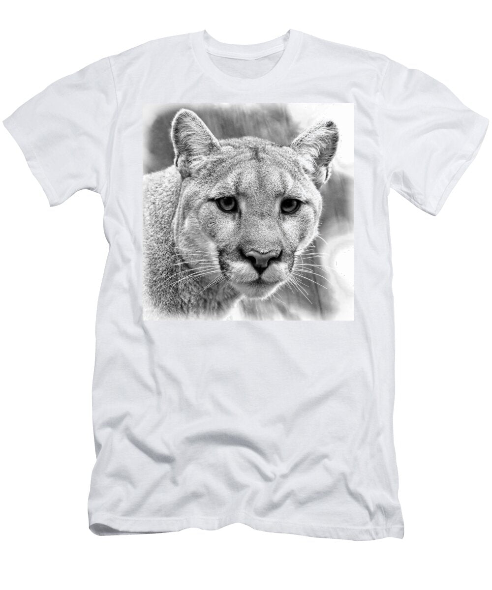 Big Cat Bw Athena Mckinzie T-Shirt