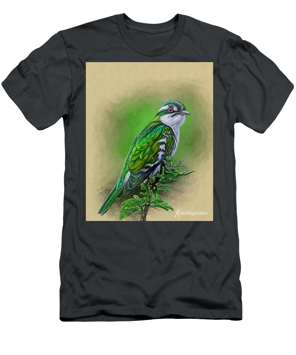 Birdpainting Aol Digitalart T-Shirt