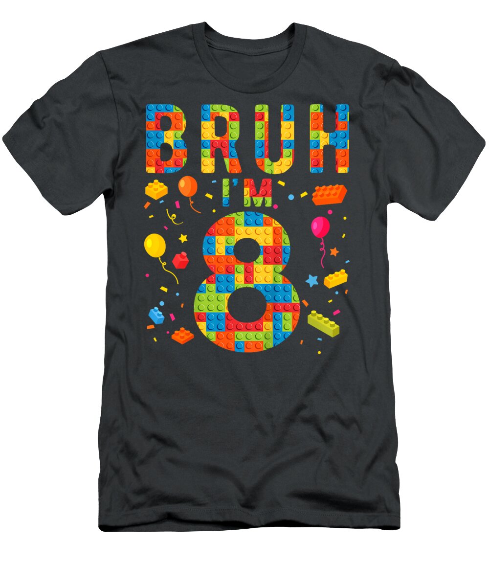 Birthday Toy Block Design Manveer Asteya T-Shirt