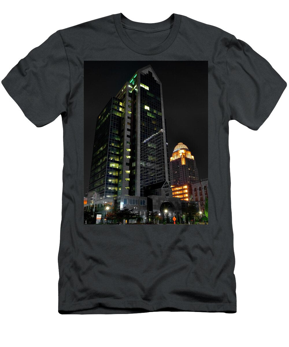 Black Night Towers in Kentucky Frozen in Time Fine Art Photography T-Shirt