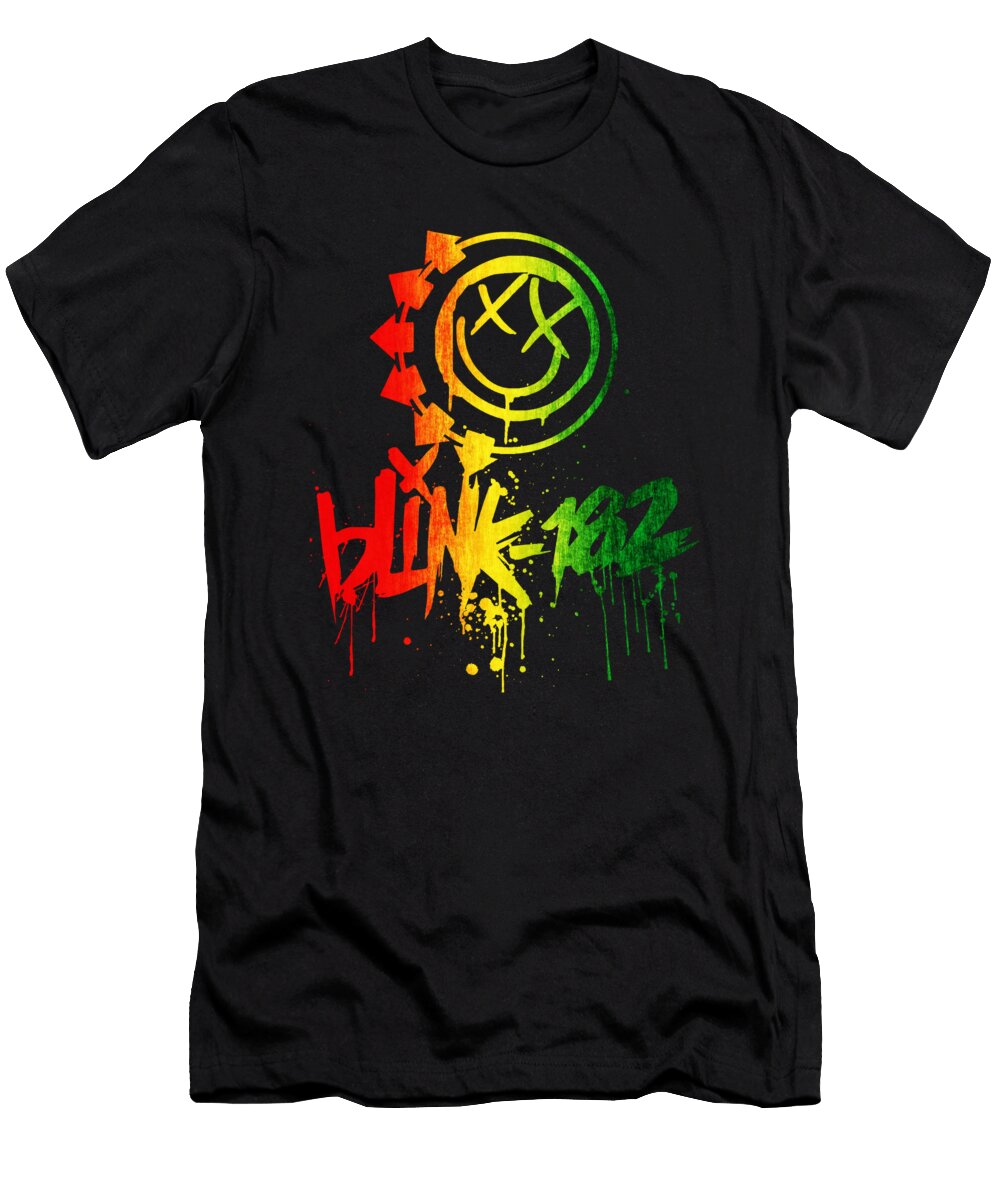 Blink 182 Reggae Color Asep Sendowo T-Shirt