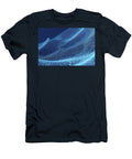 Blue Background with a Set of Dots an Abstract Image in the Style of Infinity Nets Beautiful Things T-Shirt