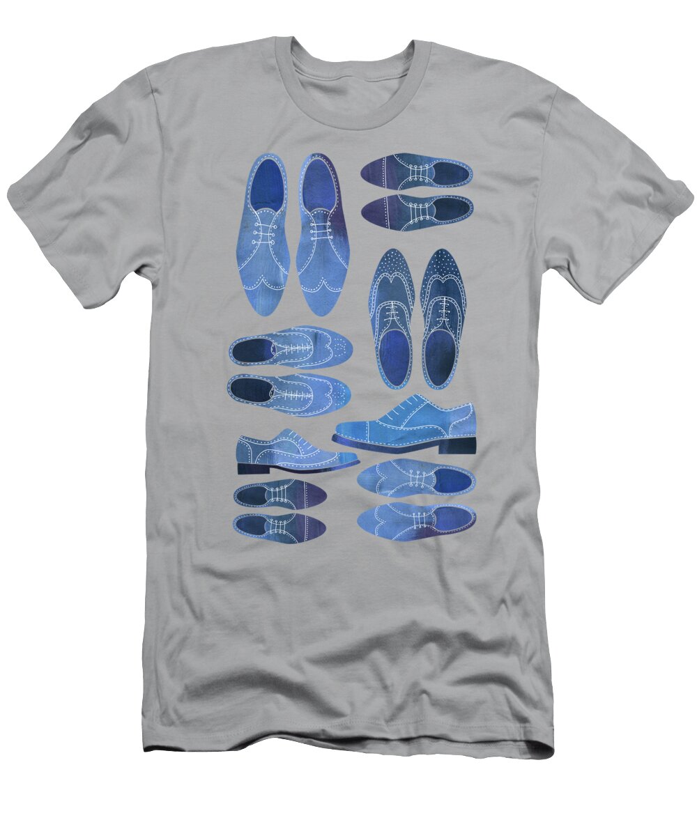 Blue Brogue Shoes Nic Squirrell T-Shirt