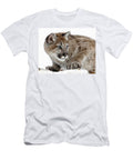 Blue Eyed Cougar Cub Wes and Dotty Weber T-Shirt