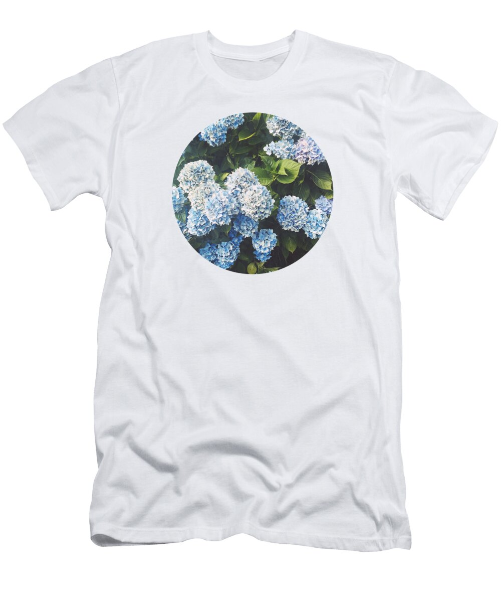 Blue Hydrangea Cassia Beck T-Shirt