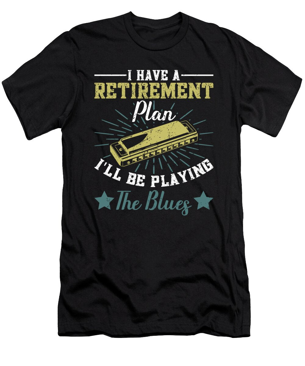 Blues Retirement Plan Me T-Shirt