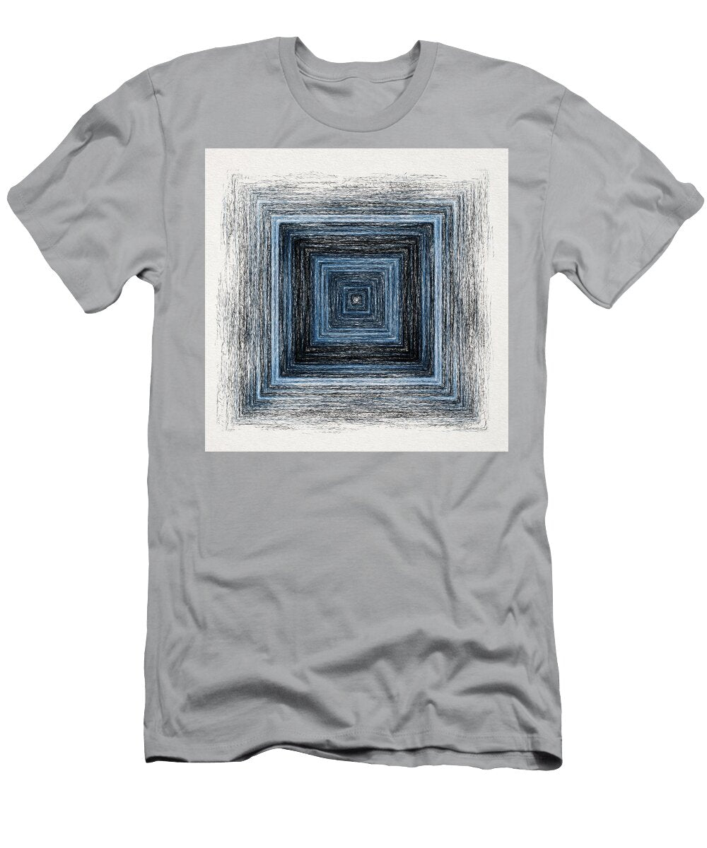 Blurred Waves Tunnel Sketch Pelo Blanco Photo T-Shirt
