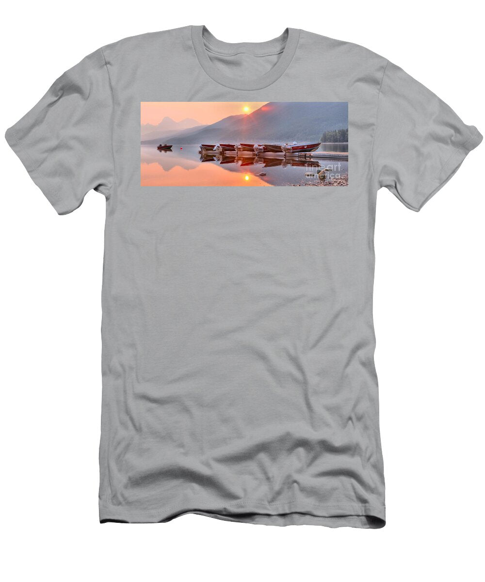 Boats in the Smoke Adam Jewell T-Shirt