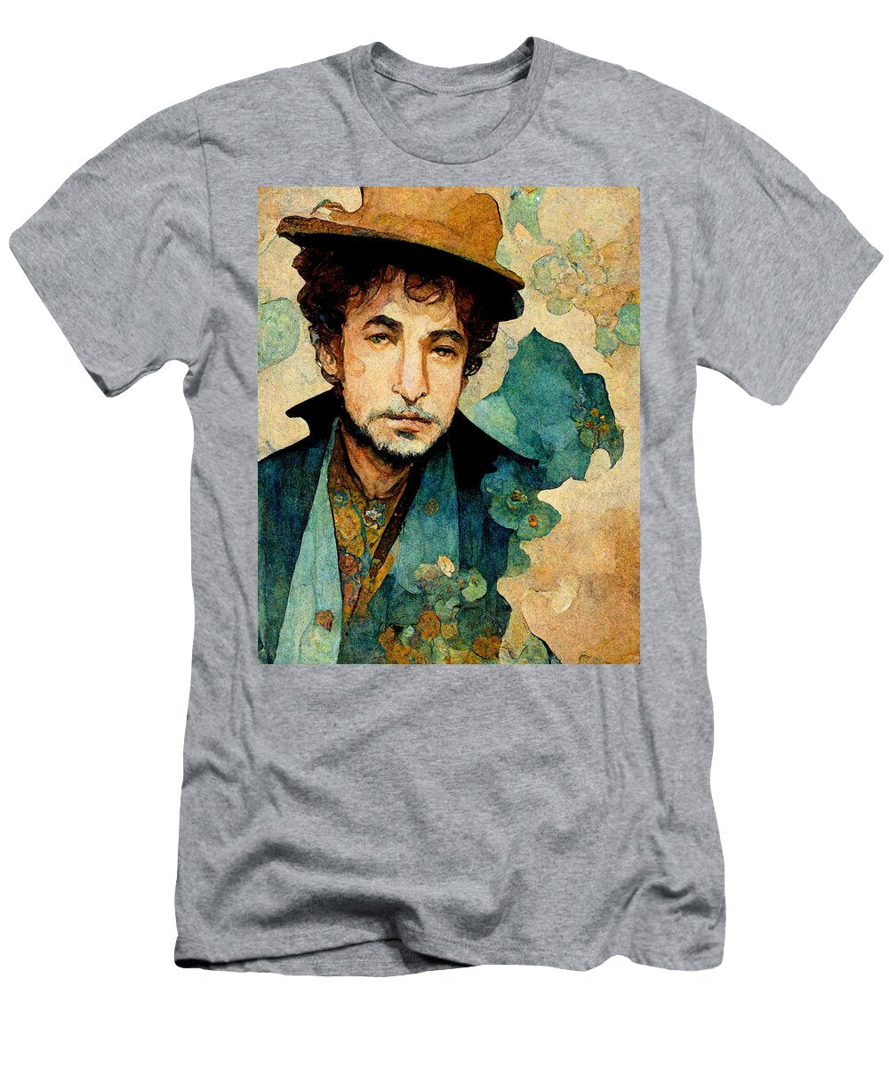 Bob Dylan in the Style of Alfonso Mucha and Edm 01319f42 Cea1 4fa4 98c7 Cf3bba20159f B Celestial Images T-Shirt