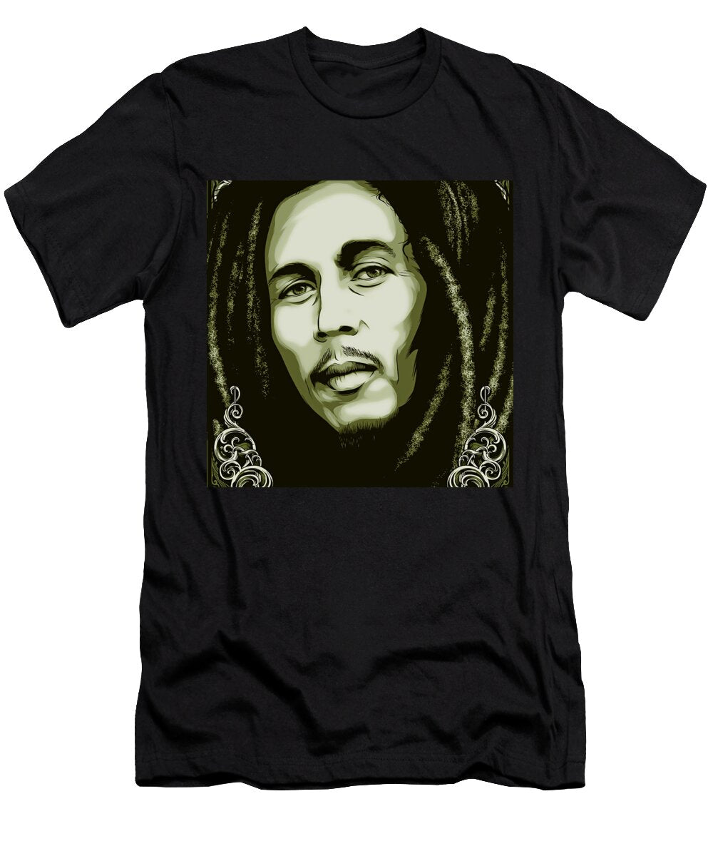 Bob Hair Marley Patrick Velasquez T-Shirt
