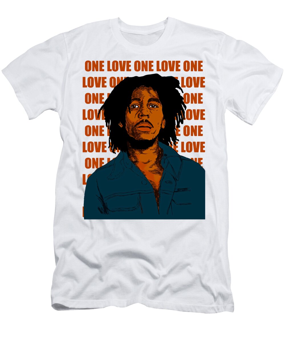 Bob Marley One Love Richard Tabb T-Shirt