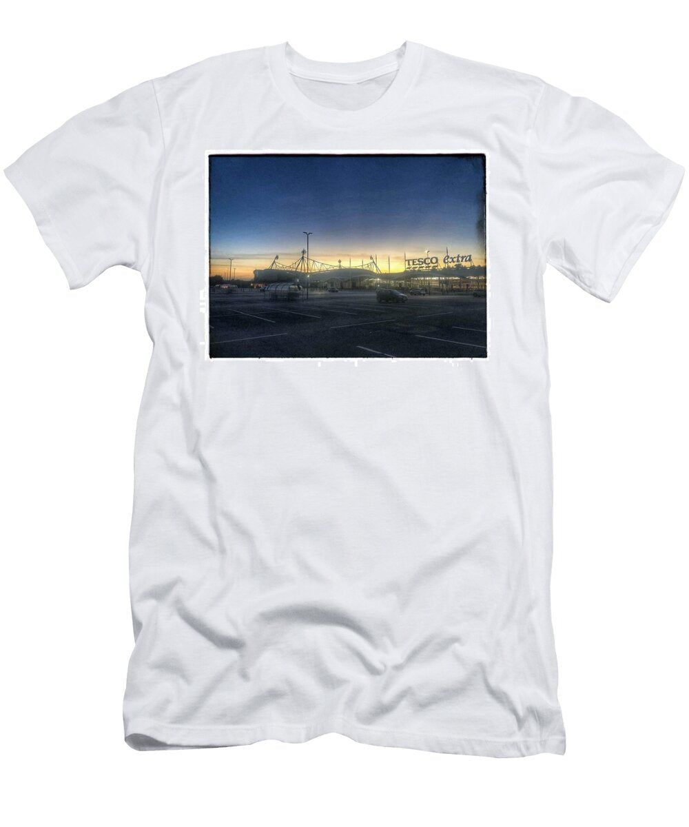 Bolton Wanderers Reebok Stadium Tesco Extra At Sunset Art Hounds T-Shirt