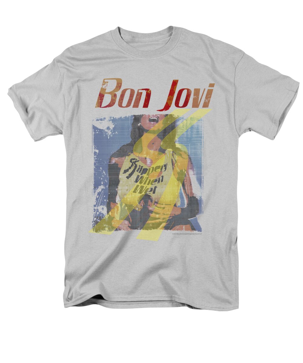 Bon Jovi Slippery When Wet Girl Brand a T-Shirt