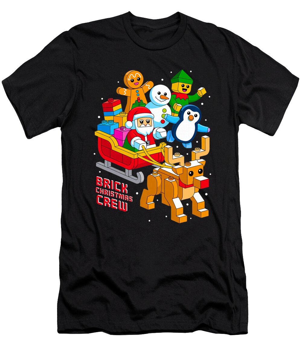 Brick Christmas Crew Costume Master Builder Xmas Studi Alex T-Shirt