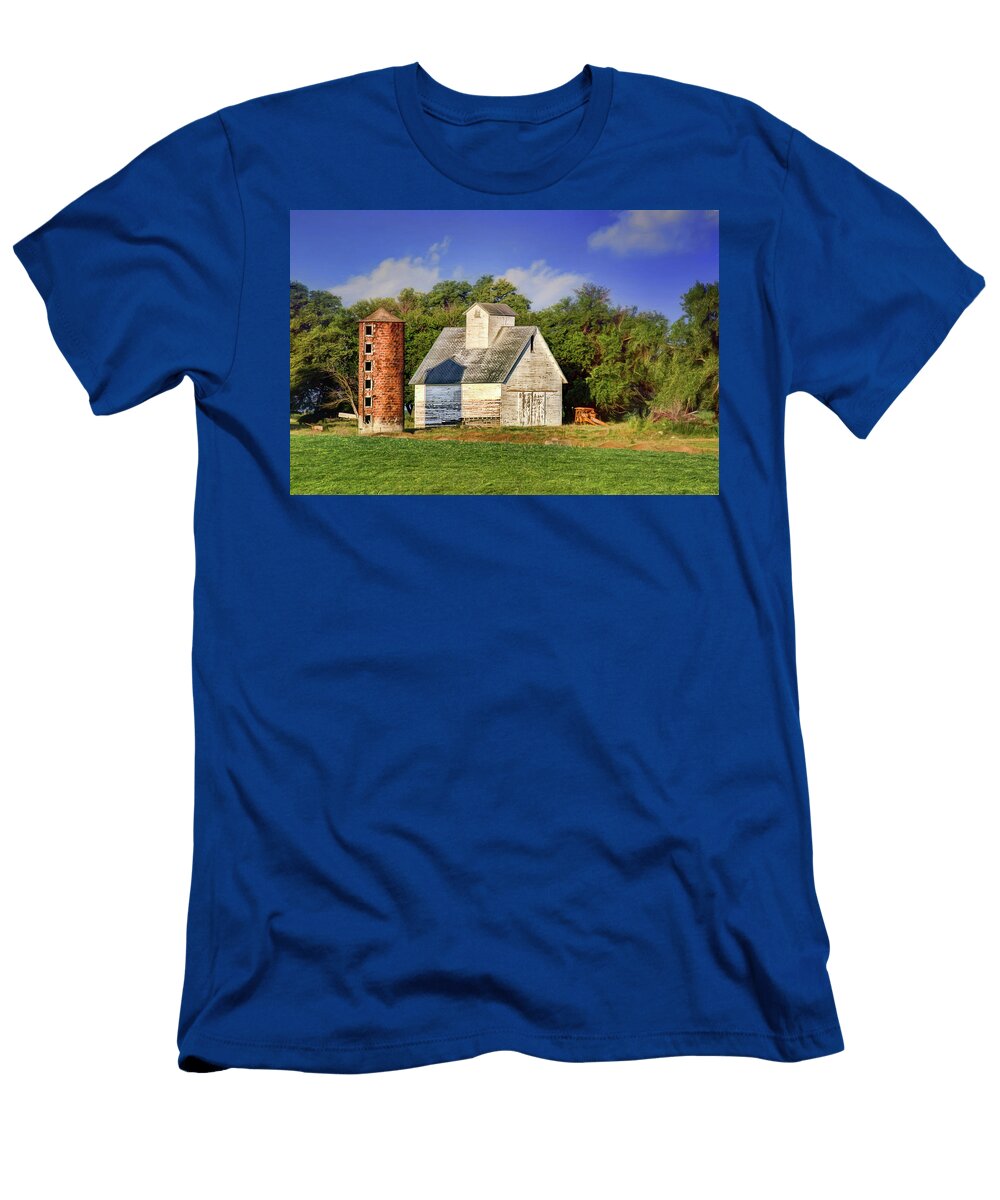 Brick Silo Old Barn Nikolyn Mcdonald T-Shirt