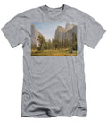 Bridal Veil Falls Yosemite Valley California Albert Bierstadt T-Shirt