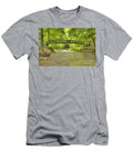Bridge in the Lush Pennsylvania Forest Adam Jewell T-Shirt