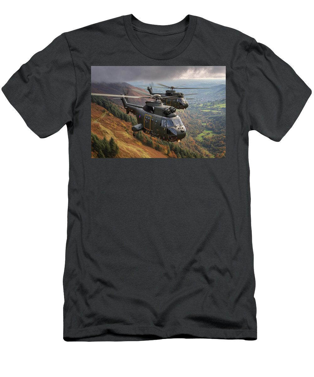 British Pumas in Flight Start Aviation T-Shirt