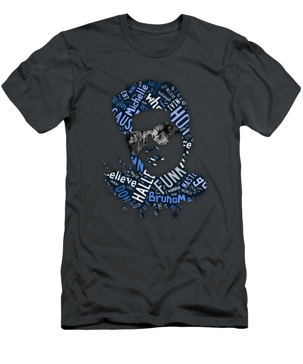 Bruno Mars Uptown Funk Collection Marvin Blaine T-Shirt