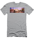 Buildings Along a Water Channel Panoramic Images T-Shirt