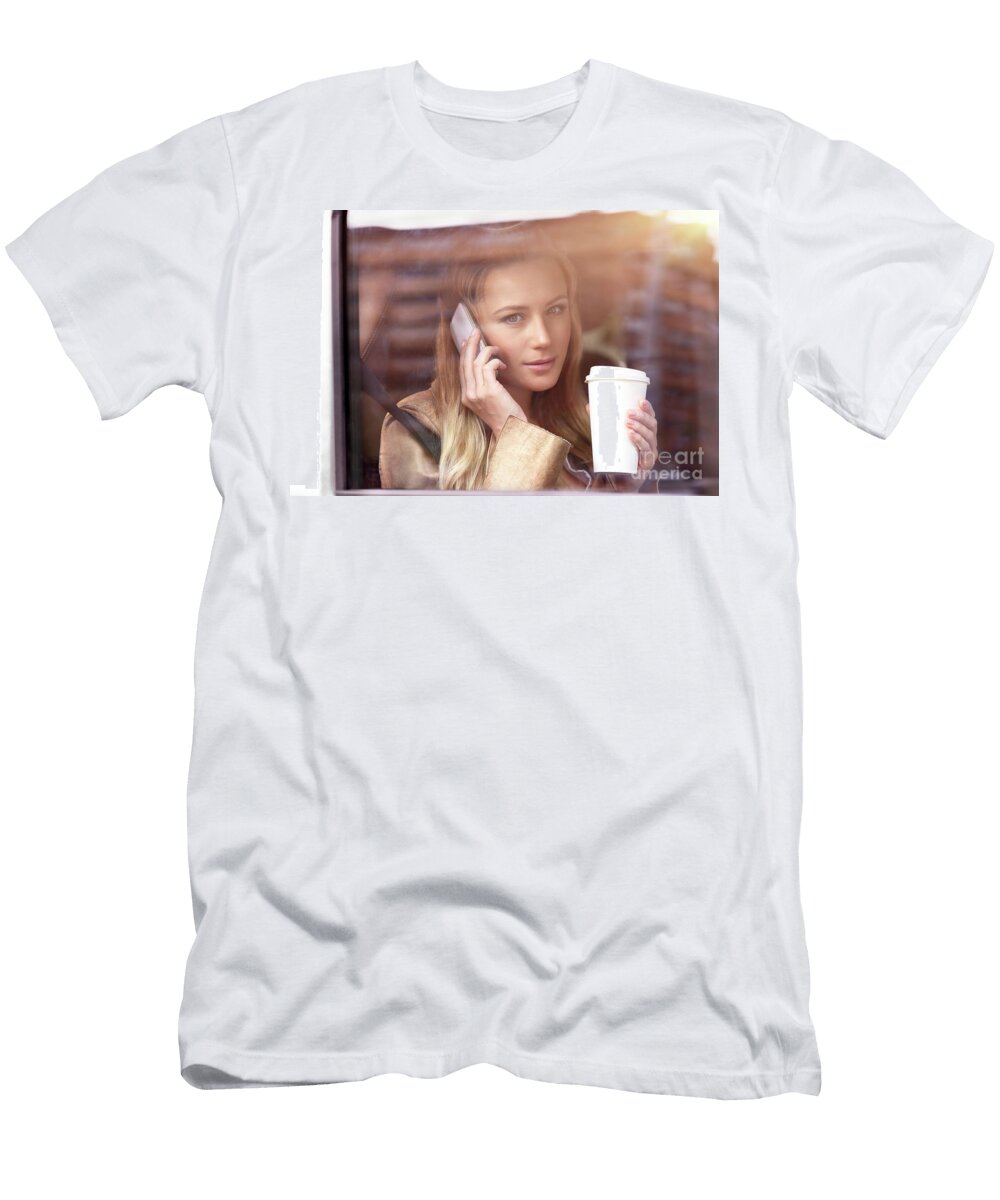 Business Woman in the Car Anna Omelchenko T-Shirt