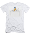 Businessman on Phone Wearing Hard Hat Ikon Ikon Images T-Shirt