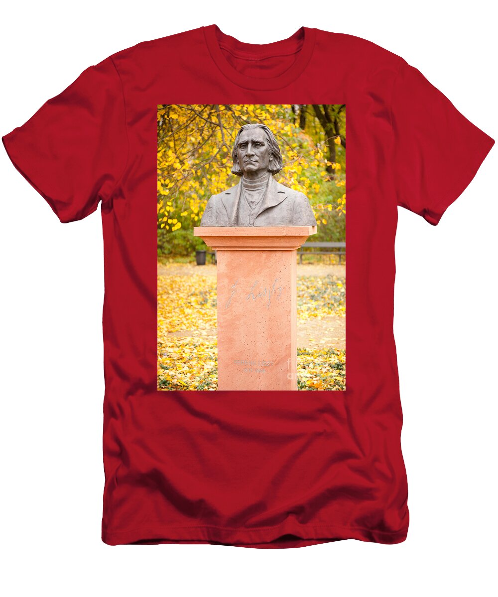 Bust of Ferenc Liszt Composer Arletta Cwalina T-Shirt