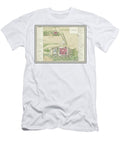 Calais France Vintage Map 1777 Carol Japp T-Shirt