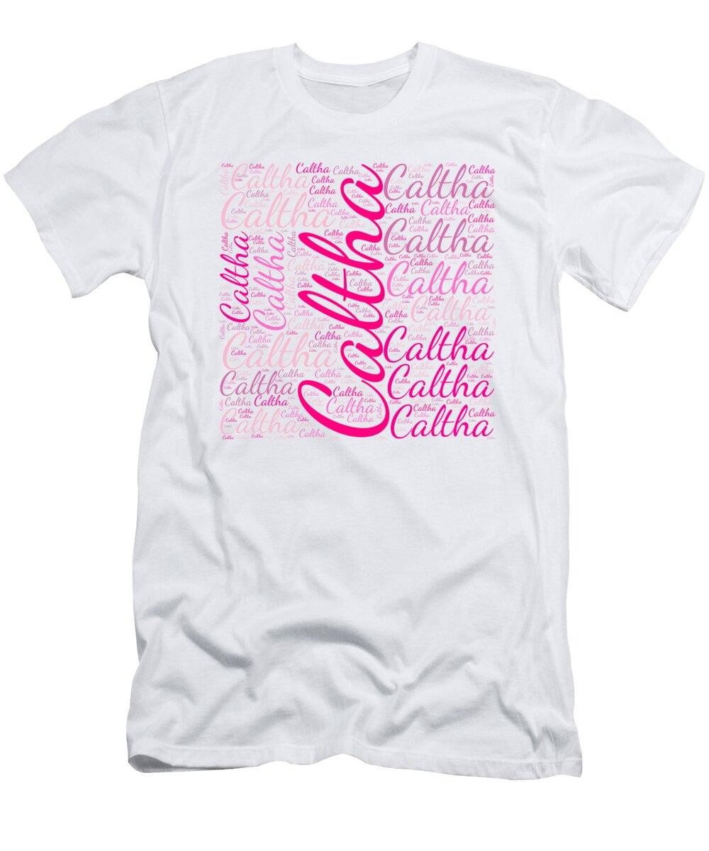 Caltha Names Without Frontiers Vidddie Publyshd T-Shirt