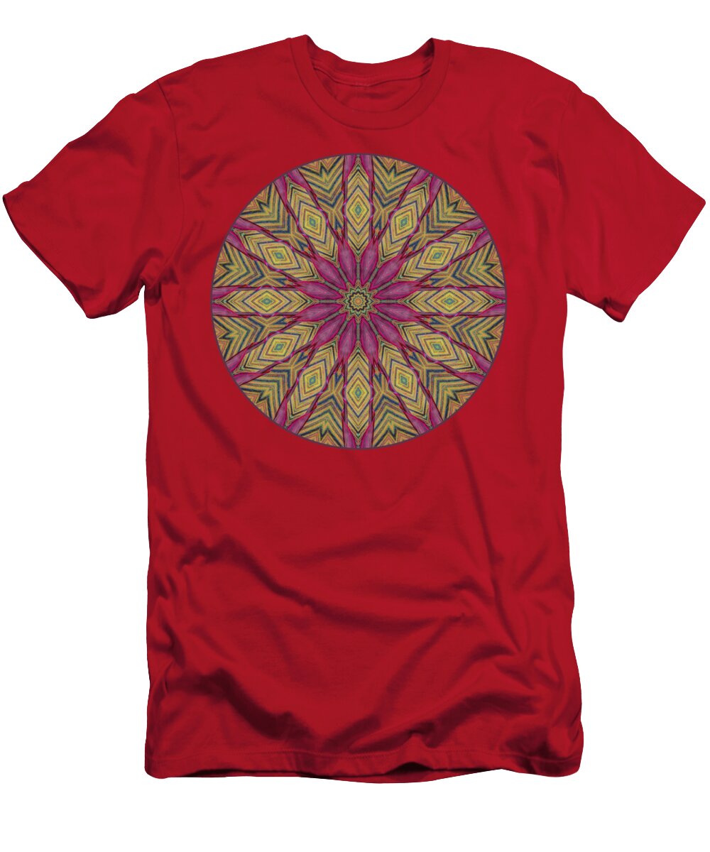 Canna Leaf Mandala Nikolyn Mcdonald T-Shirt