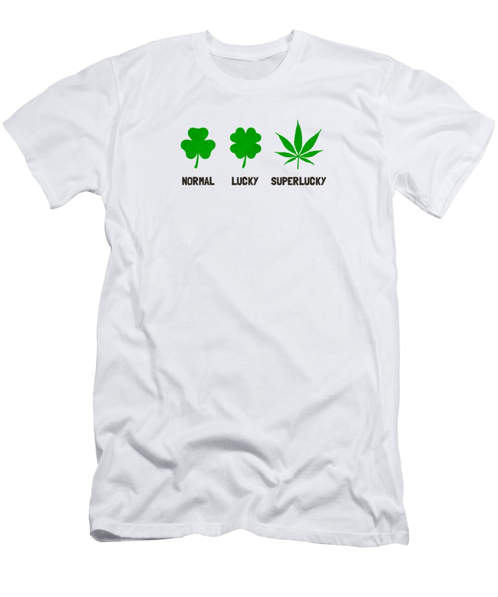 Cannabis Hemp 420 Marijuana Pattern Philipp Rietz T-Shirt