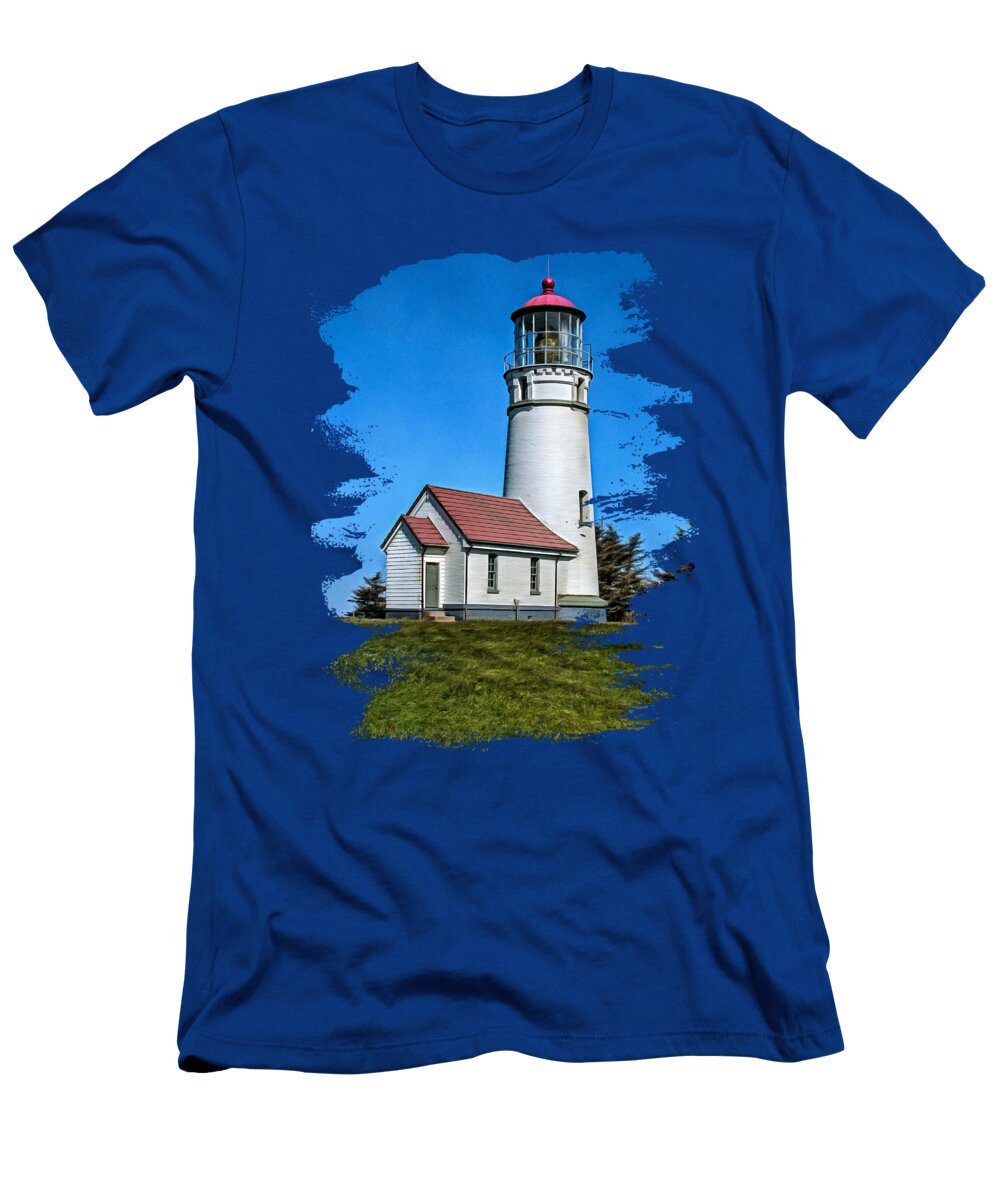 Cape Blanco Lighthouse Oregon Coast Coastal Landscape Wall Art Print Thom Zehrfeld T-Shirt