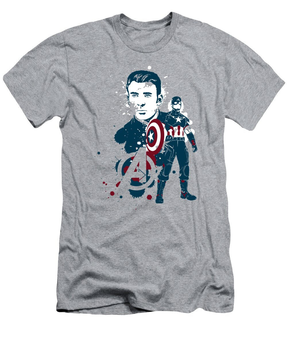 Captain America Shiluette John Barack T-Shirt