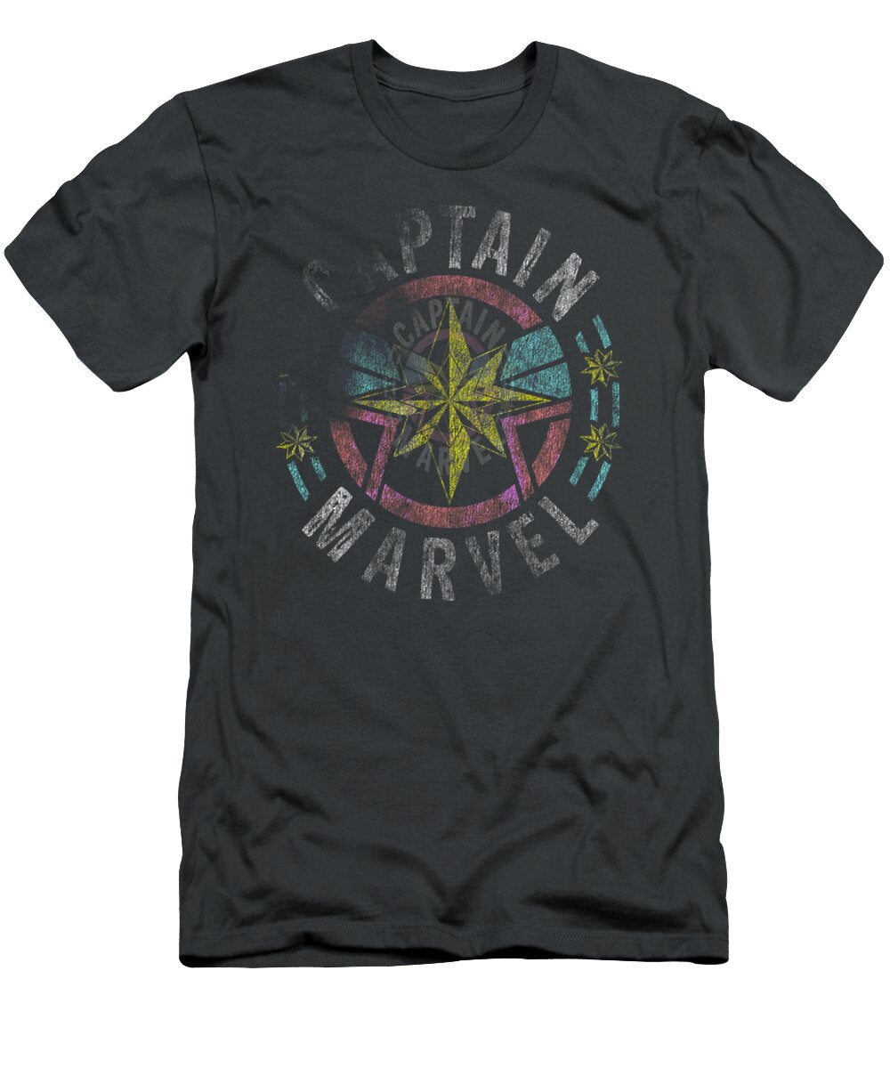 Captain Marvel 90s Style Logo Eshaan Sofiya T-Shirt
