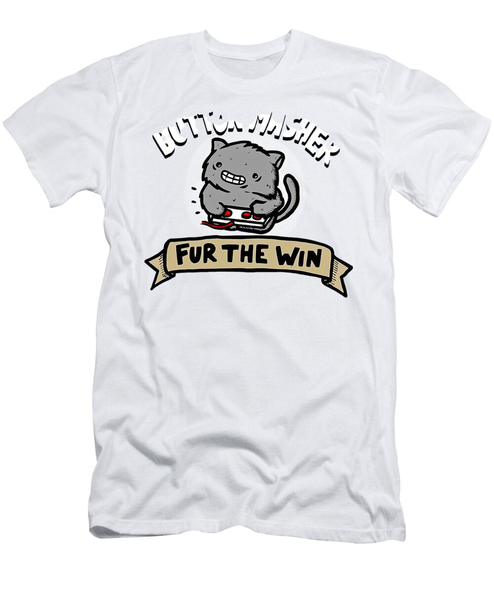 Cat Button Masher Heni Rahmawati T-Shirt
