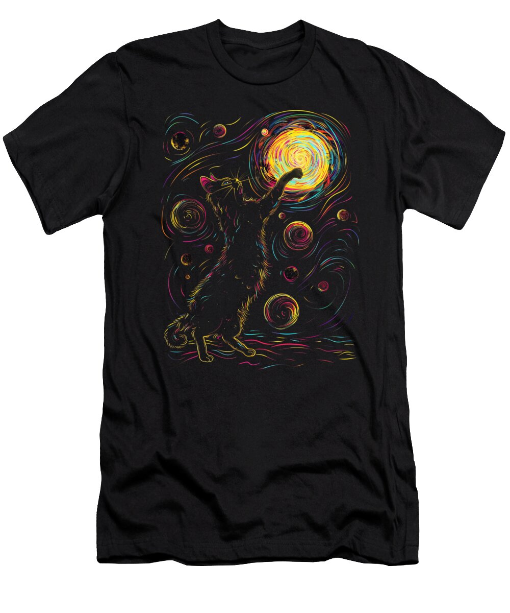Cat DJ Clothing Picks Funny Rush T-Shirt
