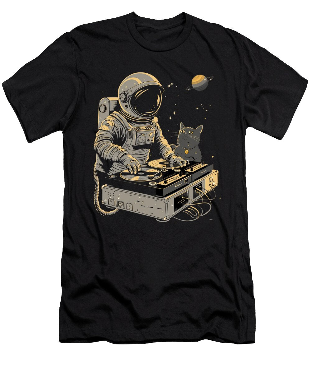 Cat DJ Tantalizing Tones Cecils Willis T-Shirt