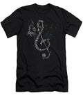 Cat Treble Clef Musician Music Notes Pianist Piano Player Gift Thomas Larch T-Shirt