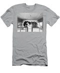 Cats Gossip Under Table Joan Baron T-Shirt