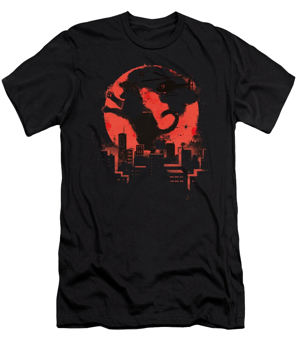 Catzilla Cat Reigns Supreme Robertz Schuler T-Shirt