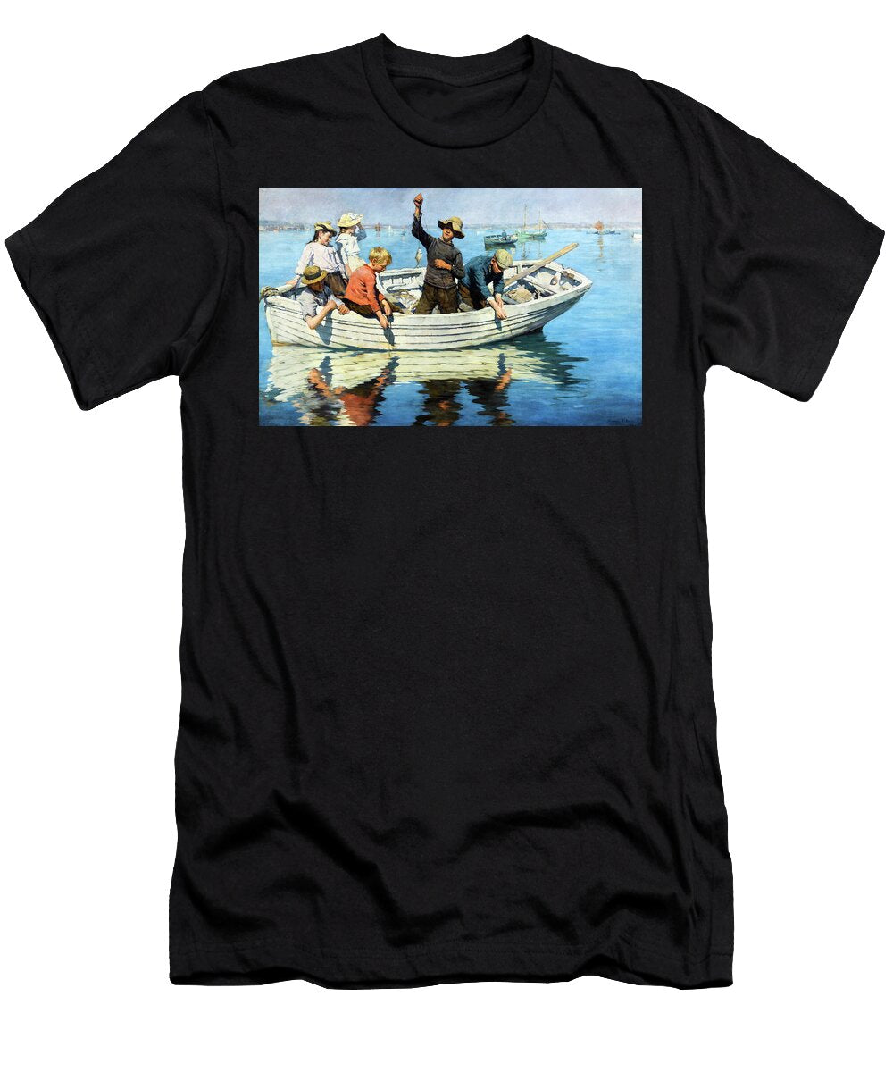 Chadding in Mounts Bay By Stanhope Forbes 1902 Stanhope Forbes T-Shirt