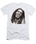 Charcoal and Grapite Drawing of Bob Marley Beatriz Chico T-Shirt