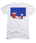 Charlie Snoopy Happy Christmas Golden Drone T-Shirt