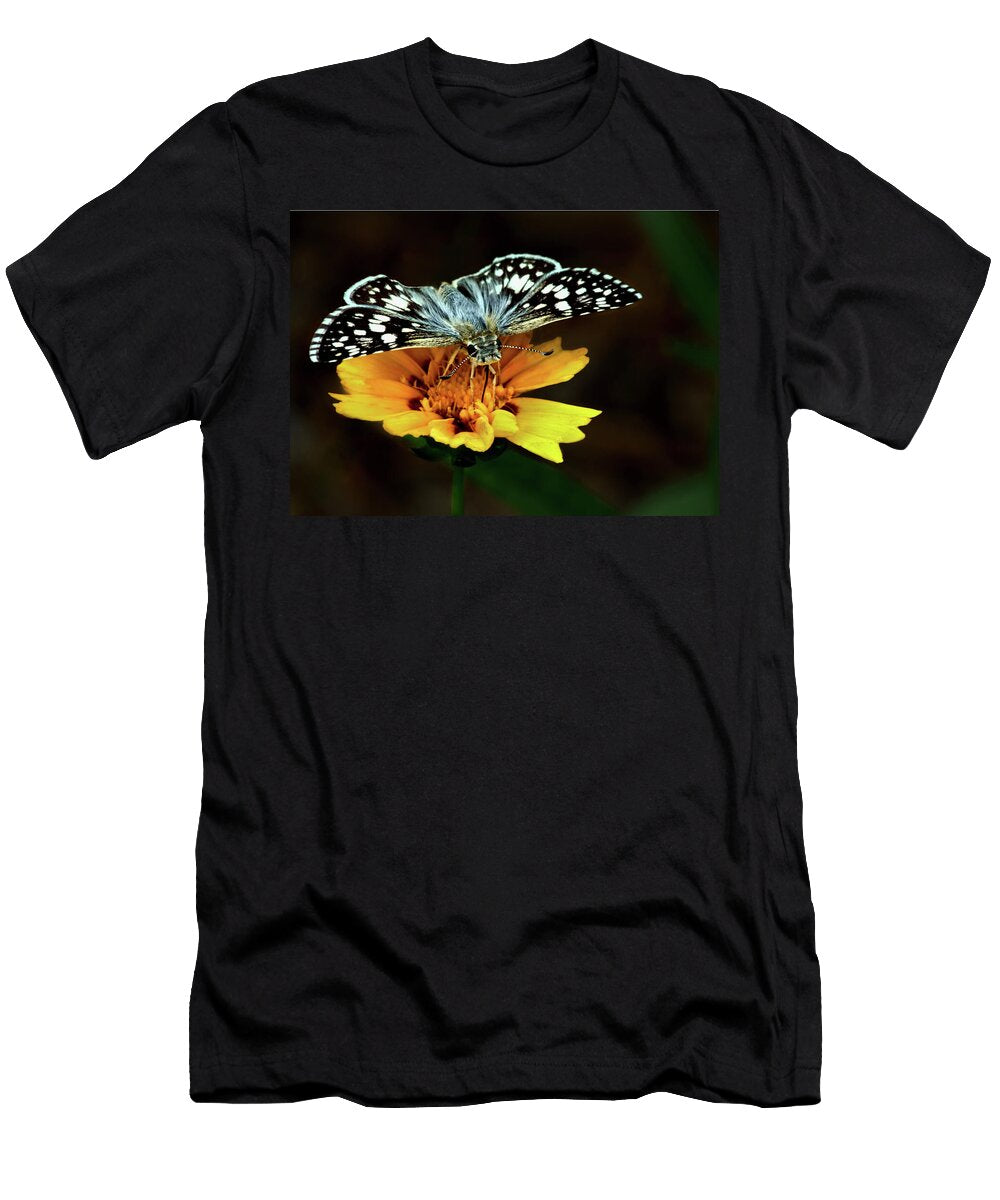 Checkered Skipper Horizontal Nikolyn Mcdonald T-Shirt
