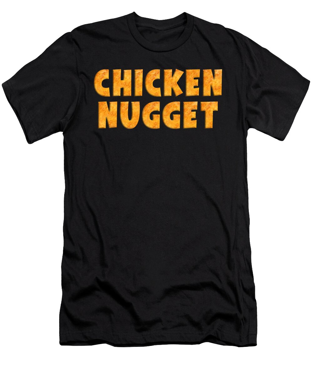 Chicken Nugget Funny Eyes Four T-Shirt